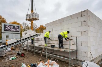 Скорость строительства стен из газобетона: от чего зависит и как реально ускорить работу