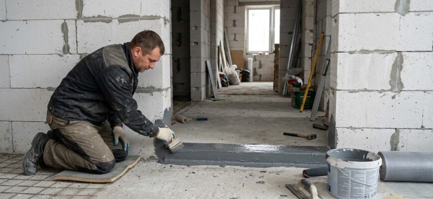 Как правильно сделать гидроизоляцию консьержных переходов в газобетонных домах — пошагово и без ошибок